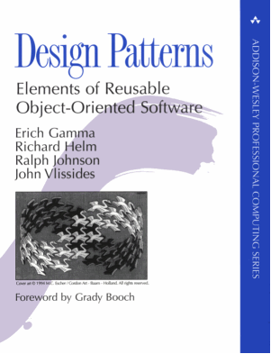 Portada del libro "Design Patterns"