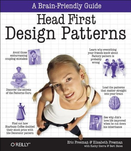 Portada del libro "Head First Design Patterns"